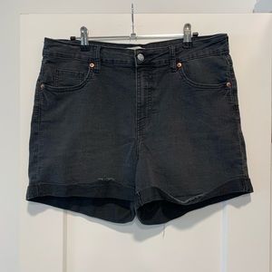 H&M high waist jean shorts